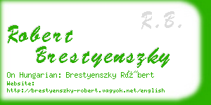 robert brestyenszky business card